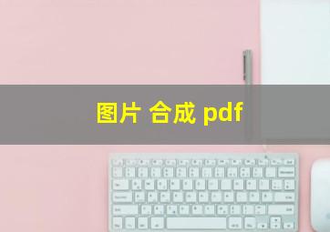 图片 合成 pdf